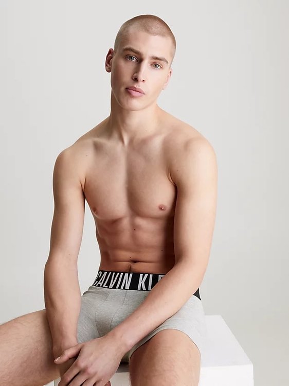 Luxusní Intense Power boxery 3ks, Bílá, Černá, Šedá barva, M, L, XL