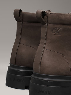 Hnědá barva, Lugged Laceup biker obuv