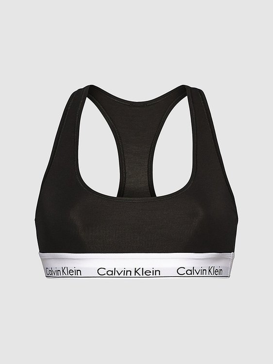 Calvin Klein Underwear – Podprsenka Modern Cotton, Černá barva