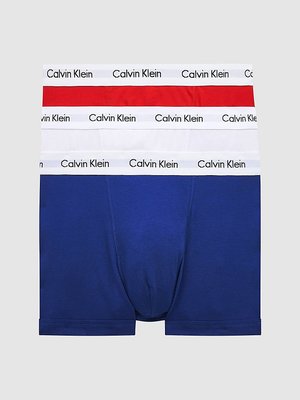 Calvin Klein Underwear – Boxerky 3ks, Bílá, Červená, Modrá, Multi barva