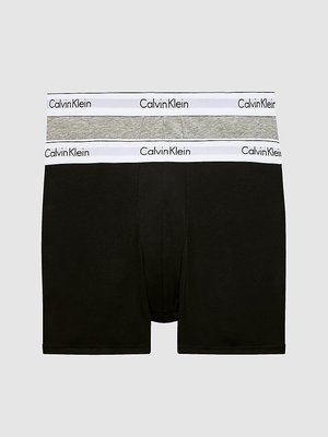 Calvin Klein Underwear – Modern Cotton boxerky 2ks, Černá, Šedá barva