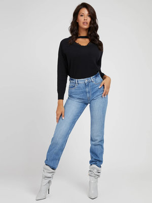 Luxusní Irene svetr, Černá barva, XS, S, M