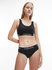 Modern structure bralette Černá barva Ženy
