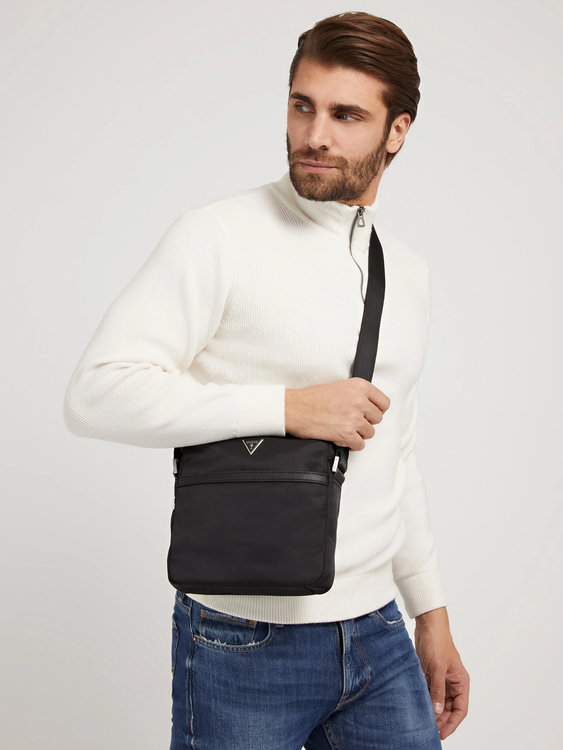 Módní Certosa crossbody, Černá barva, 2022
