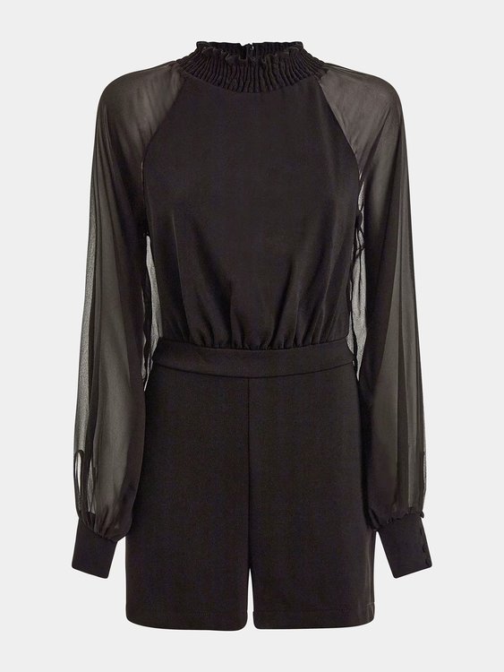 Luxusní Myrna overal, Černá barva, XS, S, M