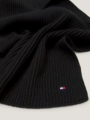 Essential Flag šála – Tommy Hilfiger, Černá barva Ženy