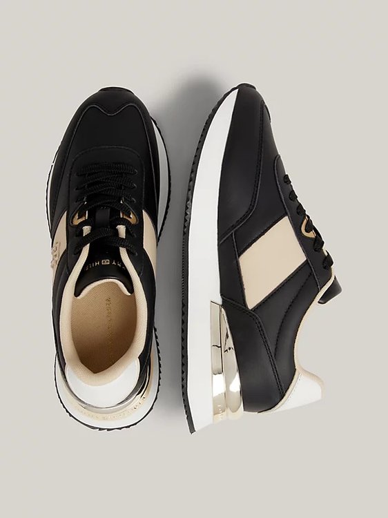 Luxusní TH Elevated Feminine Runner tenisky, Černá barva, 38, 39