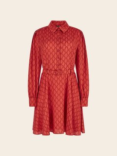 Marciano, Červená barva Monogram šaty