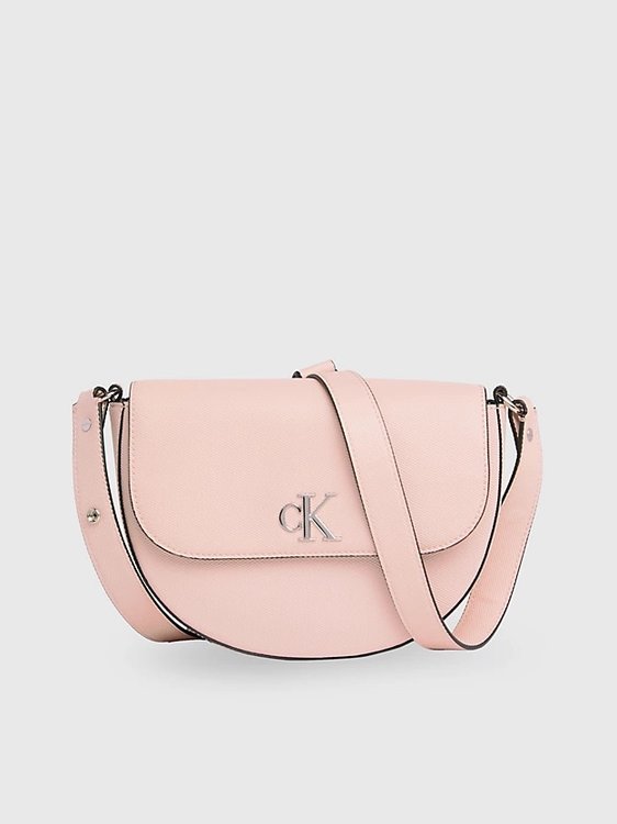 Calvin Klein Jeans – Minimal Monogram crossbody, Růžová barva