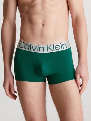 CK Steel Cotton boxery 3ks – Calvin Klein Underwear, Modrá, Zelená barva Muži