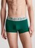 CK Steel Cotton boxery 3ks – Calvin Klein Underwear, Modrá, Zelená barva Muži