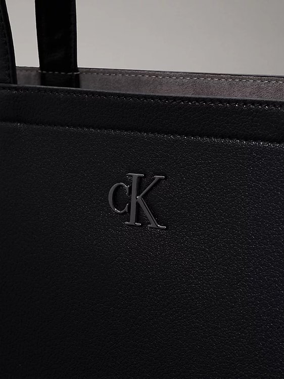 Luxusní Minimal Monogram Slim kabelka, Černá barva, OS
