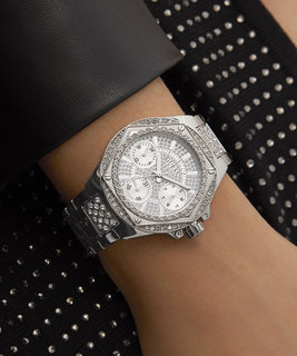 GUESS, Stříbrná barva Envy hodinky