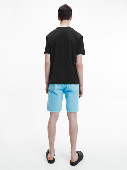 Módní Institutional triko, Černá barva, 2022