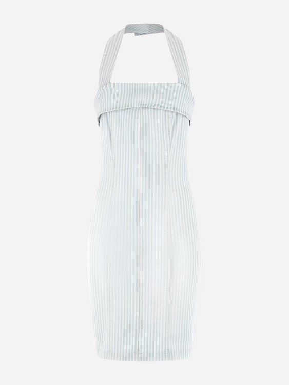 Luxusní Unique šaty, Modrá barva, M