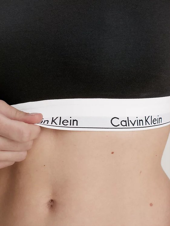 Modern Cotton braletkový top – Calvin Klein Underwear, Černá barva Ženy
