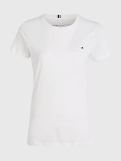 Heritage Crew Neck triko Bílá barva Ženy