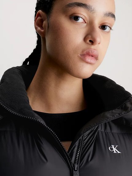 Módní Down Long kabát, Černá barva, 2023