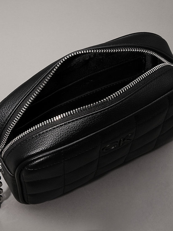 Square Quilt crossbody Černá barva Ženy