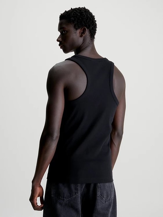 Woven top – Calvin Klein Jeans, Černá barva Muži