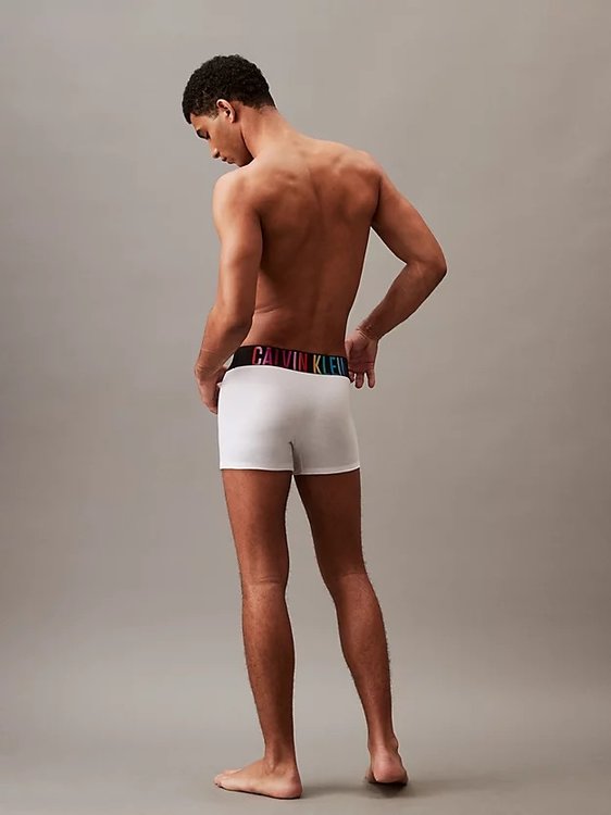 Pride Cotton boxery Bílá barva Muži