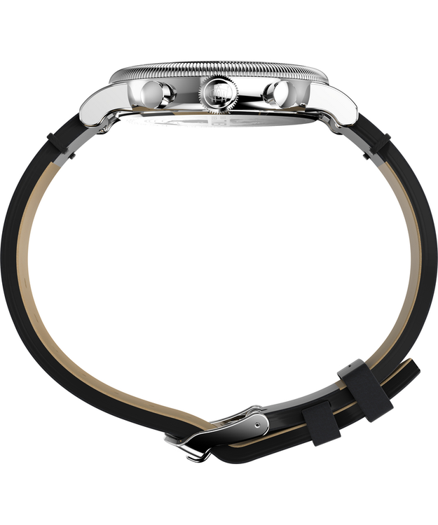 Módní Waterbury hodinky, Černá, Stříbrná barva, 2024