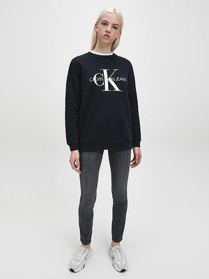 Mikina - Core Monogram Logo Sweats – Calvin Klein Jeans, Černá barva Ženy, Ženy, Ženy, Ženy