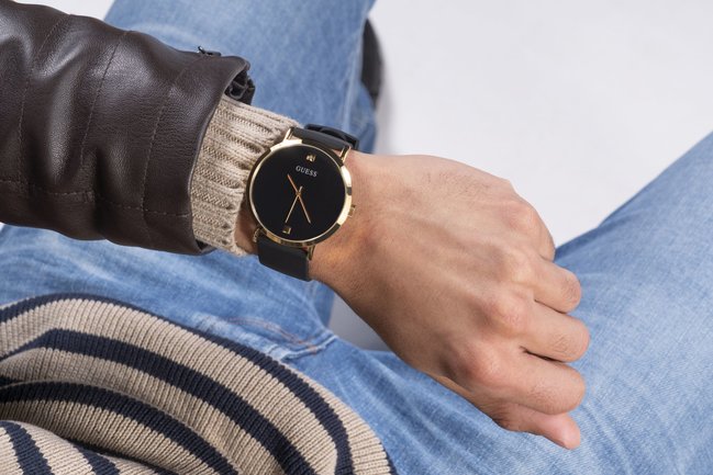 Guess – Hodinky Supernova, Černá, Zlatá barva 2