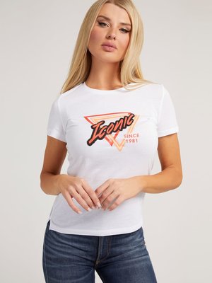 Guess – Elsie tričko, Bílá barva