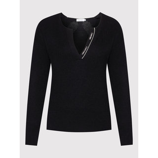 Rib svetr – Calvin Klein, Černá barva Ženy