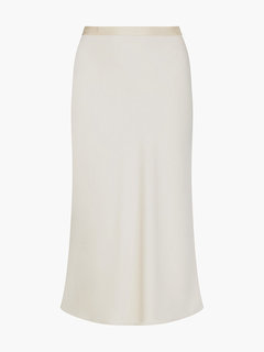 Recycled midi sukně Béžová barva Ženy