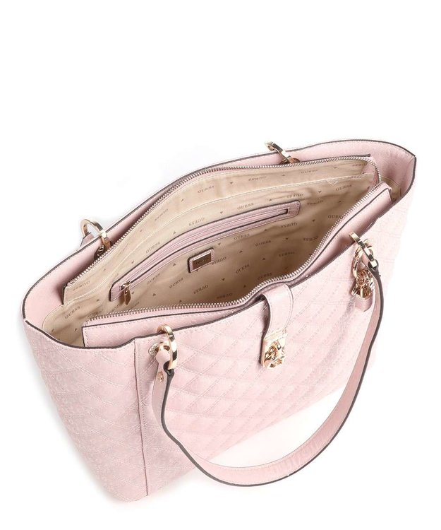 Luxusní Noelle tote kabelka, Růžová barva