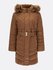 Luxusní Lolie bunda, Béžová barva, XS, S, M, L