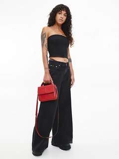 Sculpted kabelka Červená barva Ženy