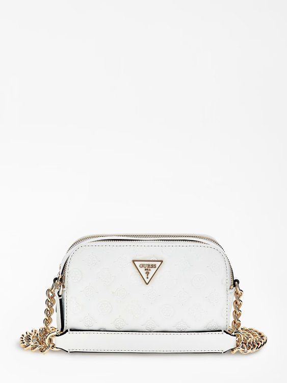 GUESS – Noelle crossbody, Bílá barva