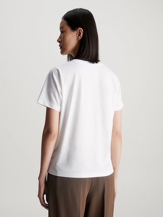 K20K205410-YAF triko s/s – Calvin Klein, Bílá barva Ženy