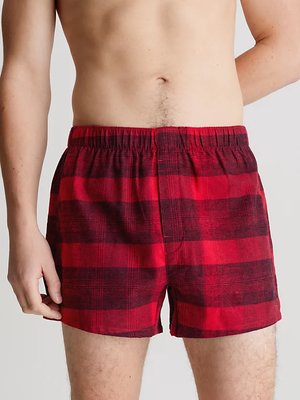 Pure Flannel pyžamové šortky – Calvin Klein Underwear, Červená barva Muži