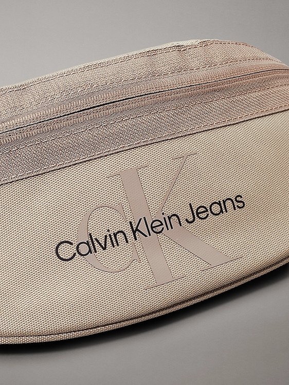 Luxusní Sport Essentials ledvinka, Béžová, Hnědá barva, OS