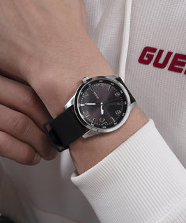 GUESS – Monte hodinky, Černá, Stříbrná barva 1