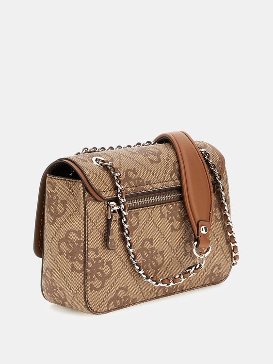 Izzy kabelka – GUESS, Béžová, Multi barva Ženy