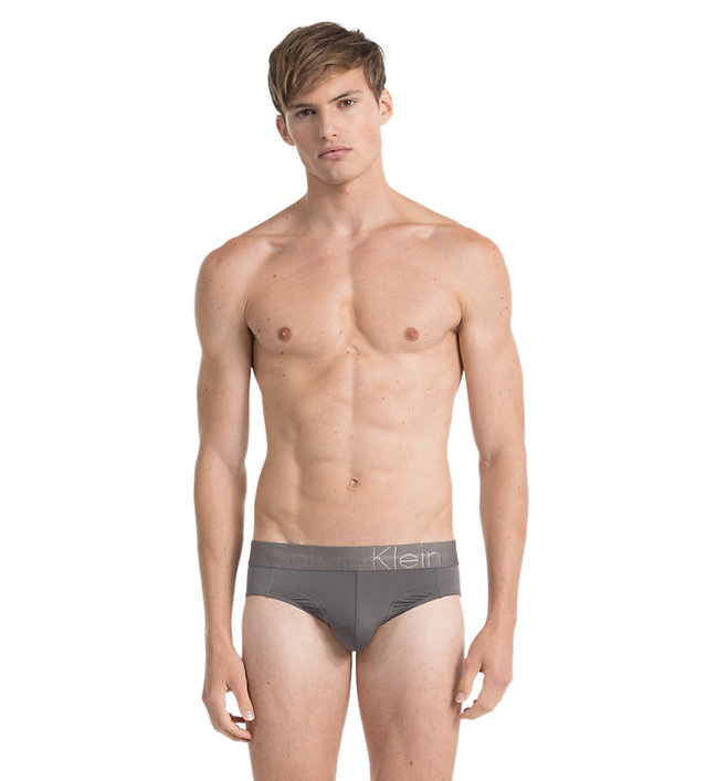 Calvin Klein Underwear – Slipy, Šedá barva