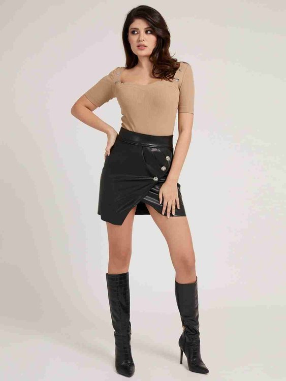 Guess, Černá barva Megghy sukně