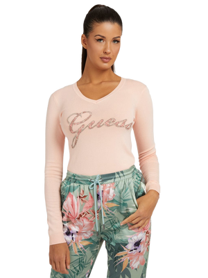 Guess – Juliette svetr, Růžová barva