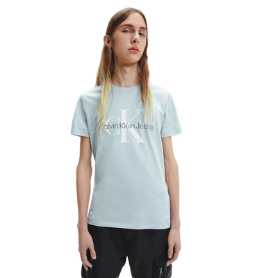 Calvin Klein Jeans – Seasonal triko, Modrá barva