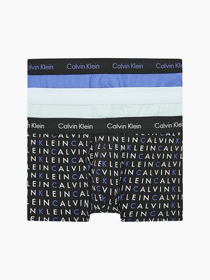Calvin Klein Underwear – Cotton Stretch boxery 3ks, Černá, Modrá barva