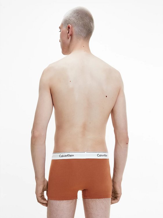 Černá, Hnědá barva, Modern boxery 3ks