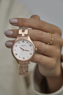 TIMEX TW2V23400-Rose Gold-Tone HODINKY