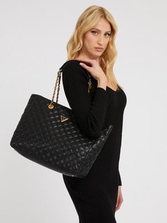 Luxusní Giully kabelka, Černá barva, T/U