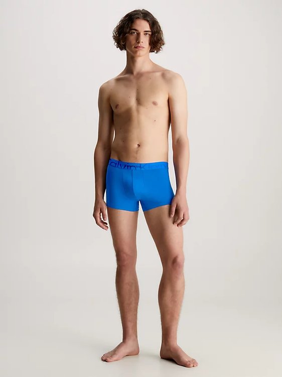 Embossed boxery Modrá barva Muži