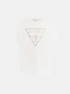 Luxusní Iridescent Foil triko, Bílá barva, M, L, XL